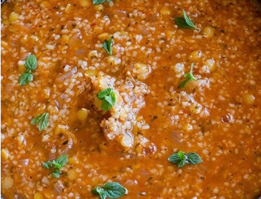 Lentil and Bulgur Soup (8 portions)